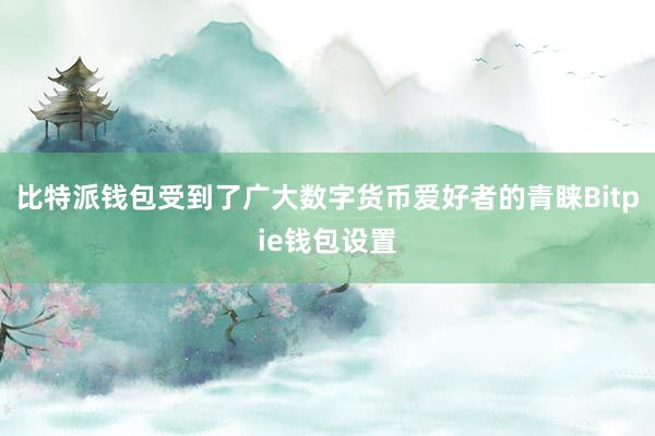 比特派钱包受到了广大数字货币爱好者的青睐Bitpie钱包设置